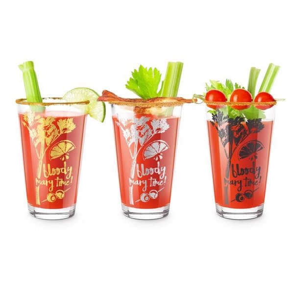 Final Touch Clear Glass Drinking Glass Set GG5203